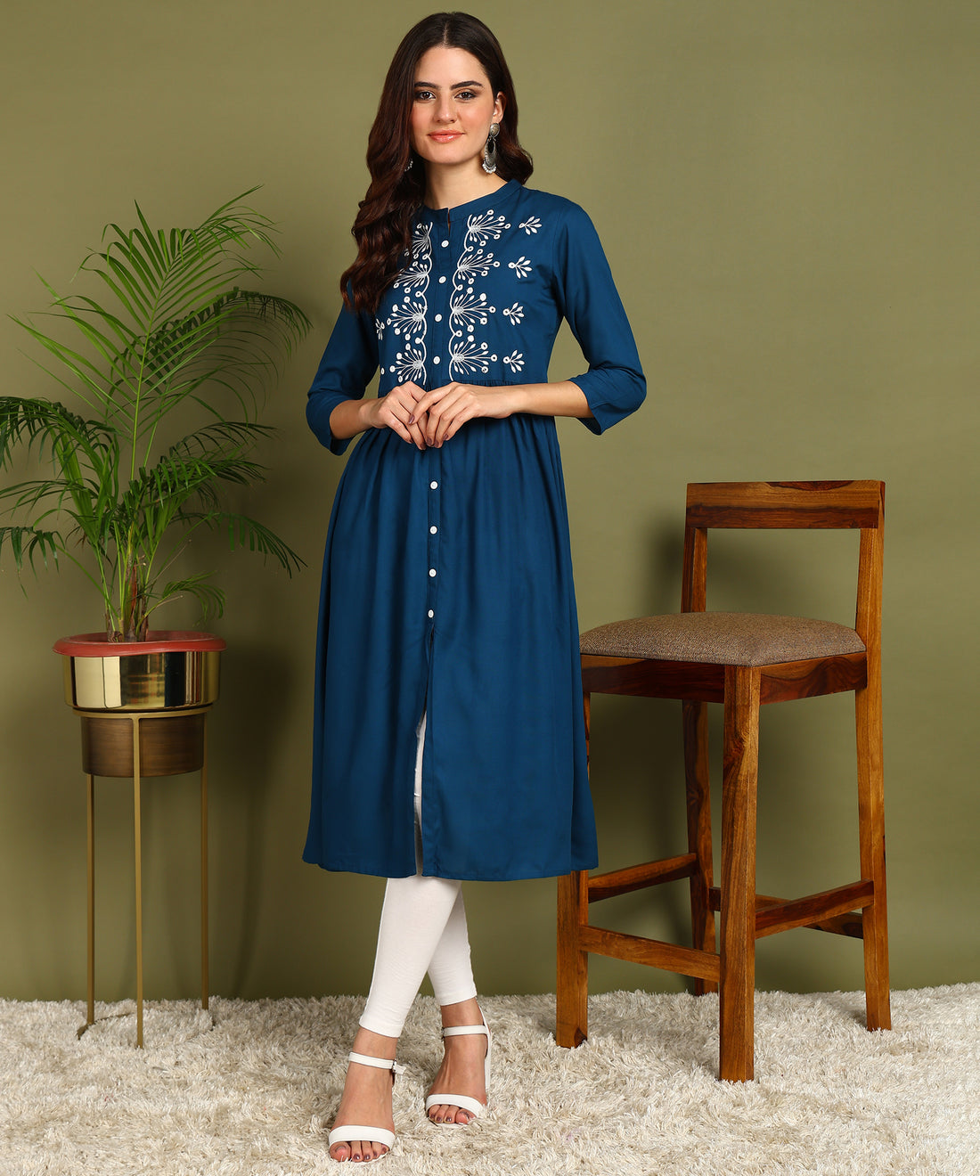 Kurta Mor Petrol Blue 1