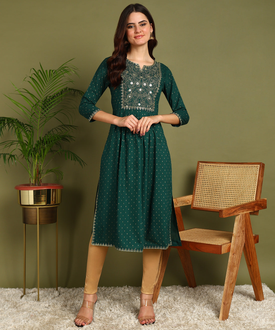 Dot Dark Green 1