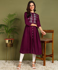 Kurta Mor Purple 1