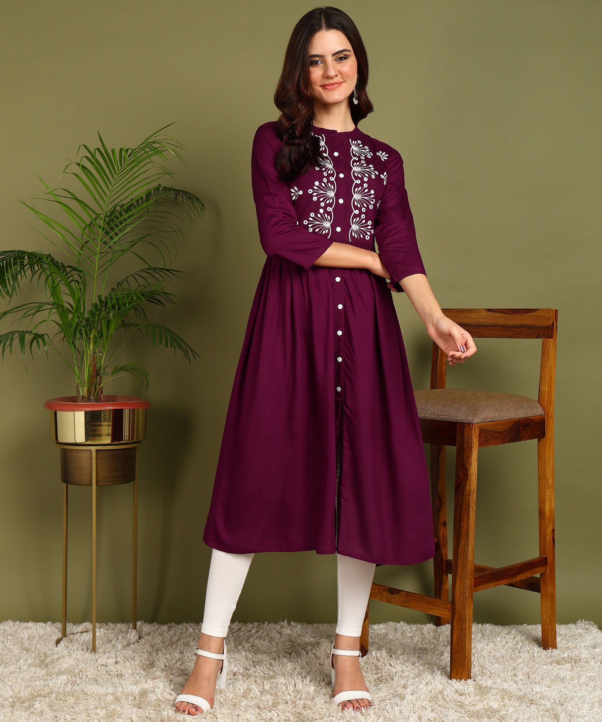 Kurta Mor Purple 1