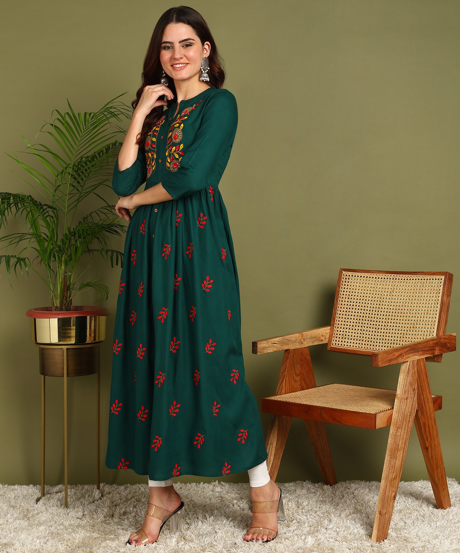 Kurta Leaf Dark Green 1