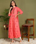 Kurta Leaf Peach 2