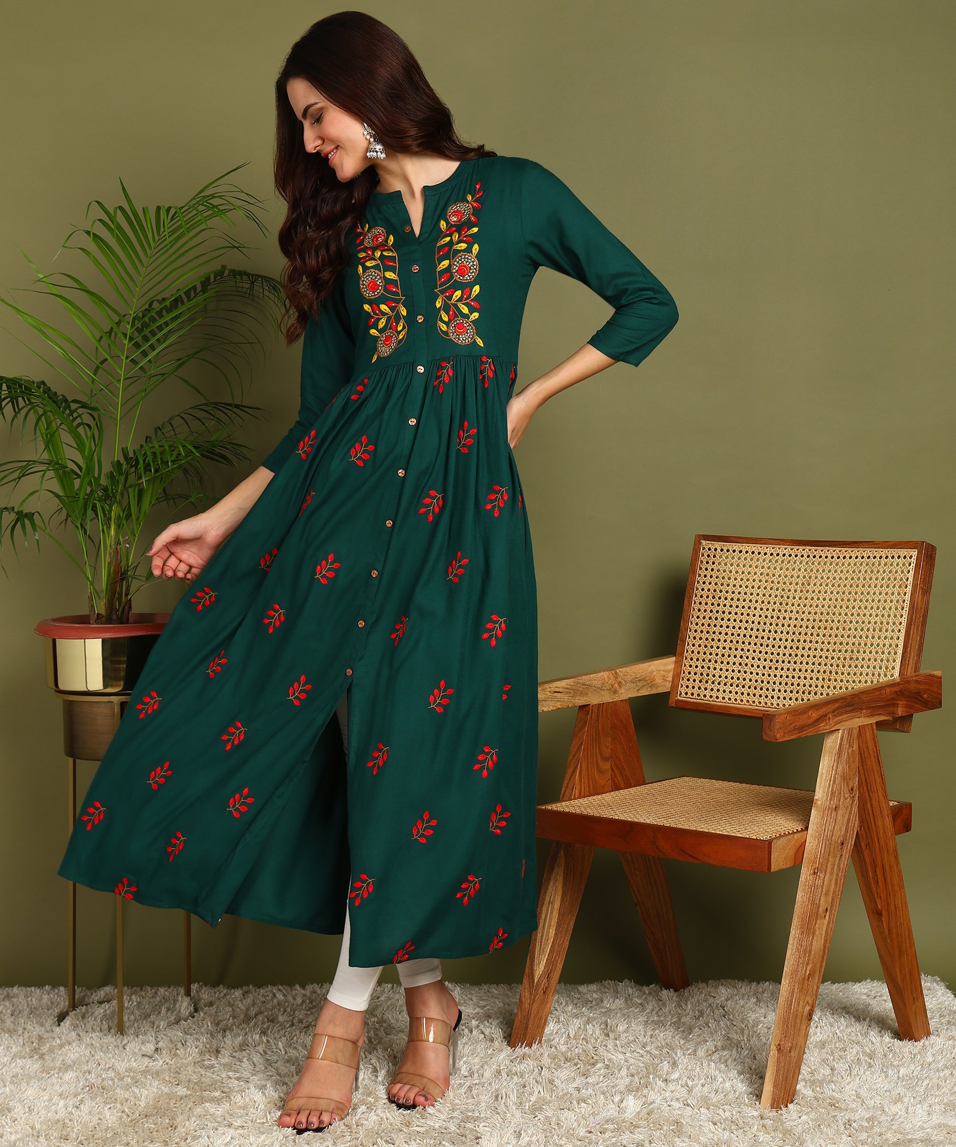 Kurta Leaf Dark Green 2