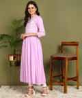 Kurta Whiteemb Lavander 2