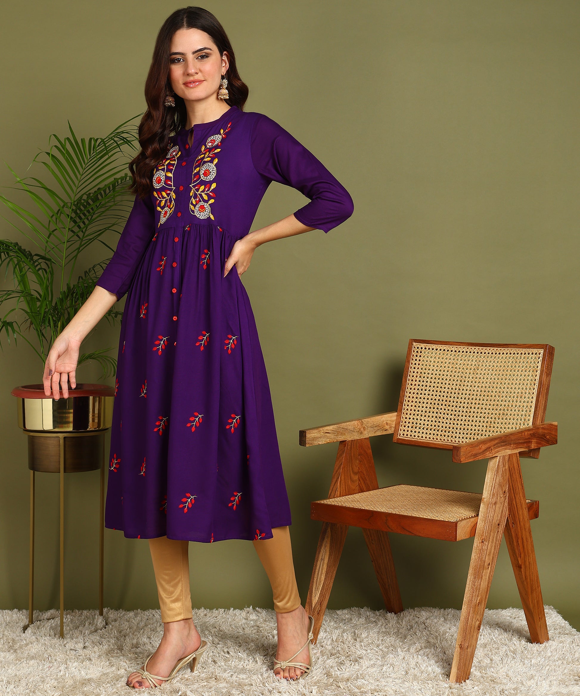 Kurta Leaf Violet 2