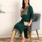 Zari Embroidered Rayon Dark Green Kurta